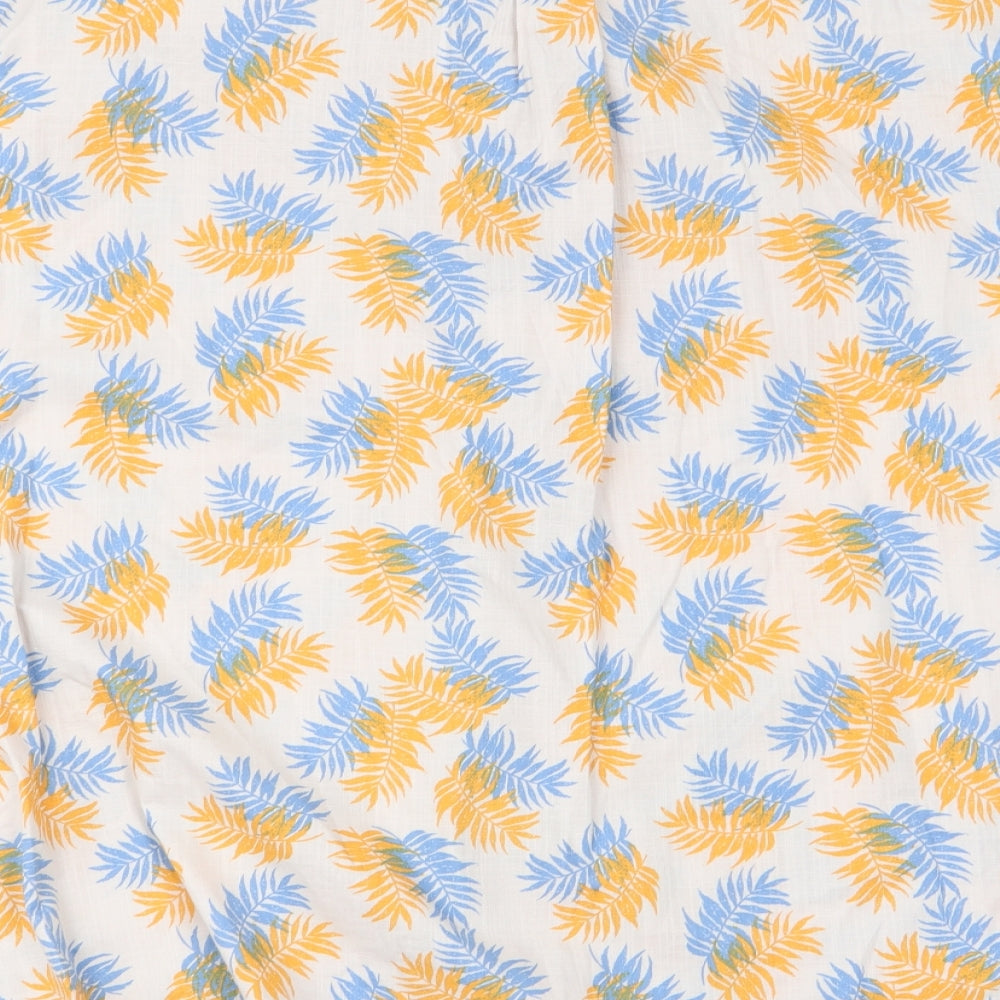 NEXT Mens Multicoloured Floral   Button-Up Size XL