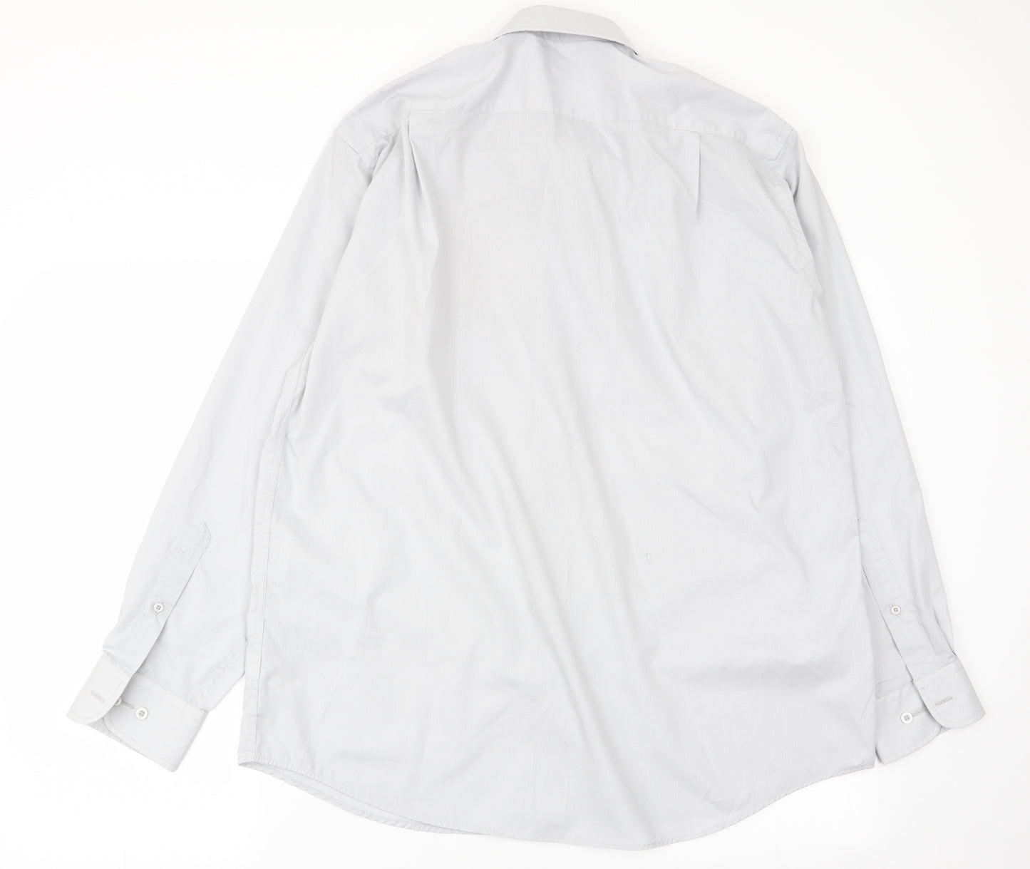 Peter England Mens Grey    Dress Shirt Size 16.5