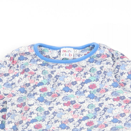 Mini Club Girls Multicoloured Floral  Basic T-Shirt Size 2-3 Years
