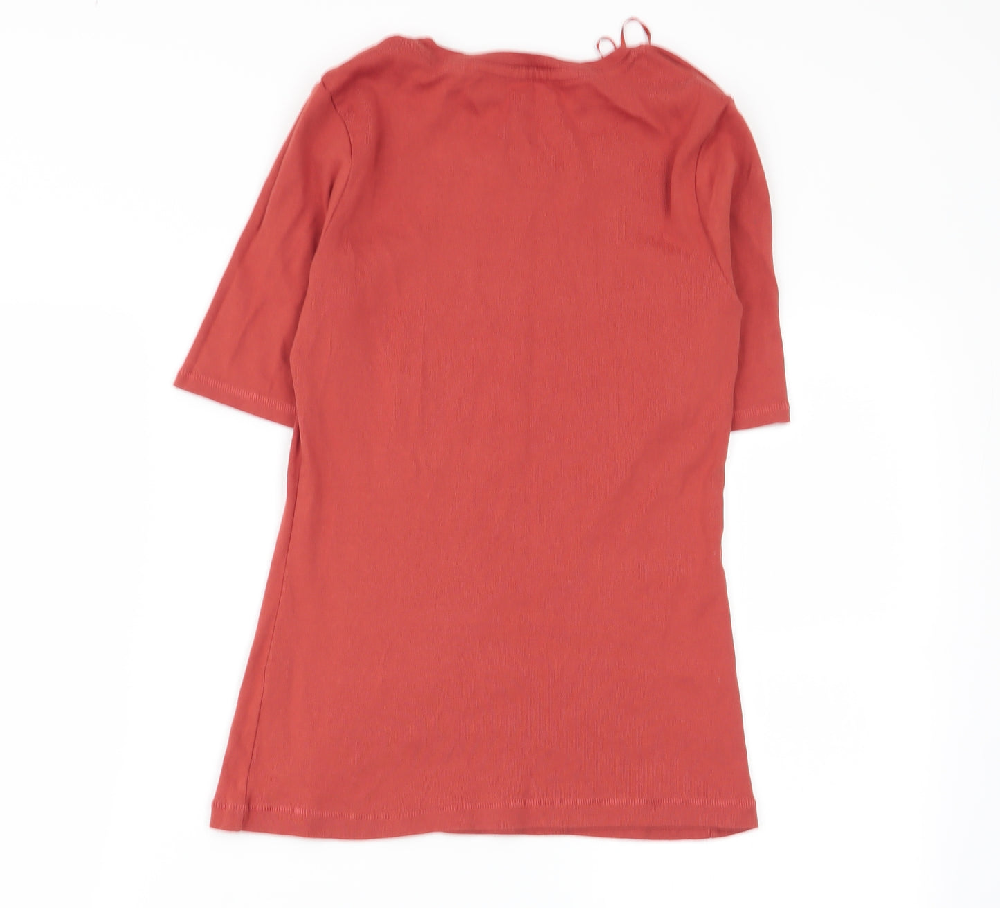 TU Womens Brown   Basic T-Shirt Size 8