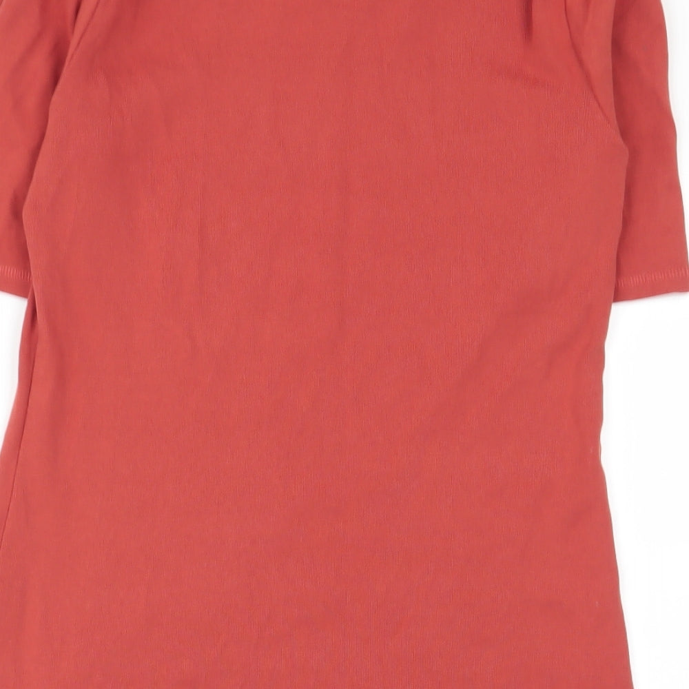 TU Womens Brown   Basic T-Shirt Size 8
