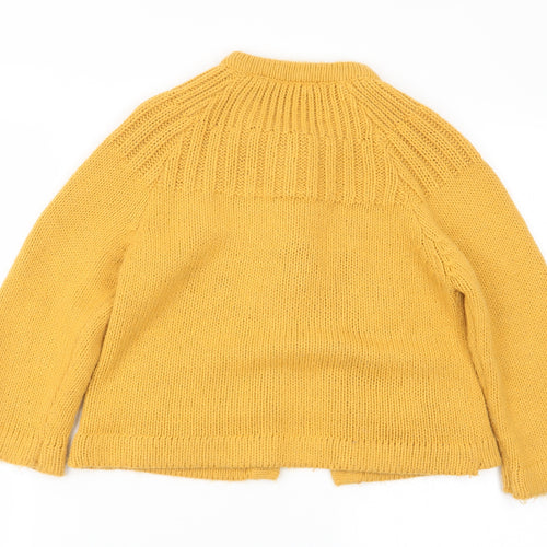 Asda George Womens Yellow   Cardigan Jumper Size 8