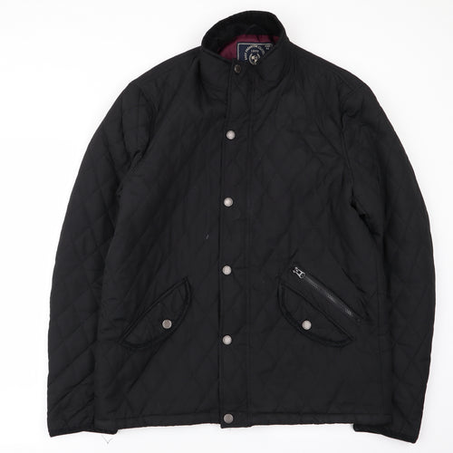 Easy Mens Black   Jacket Coat Size M