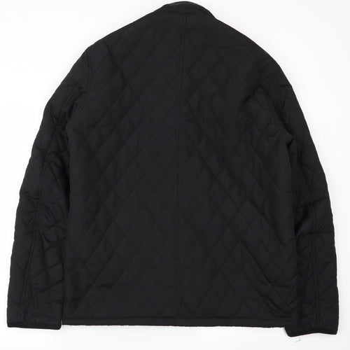 Easy Mens Black   Jacket Coat Size M