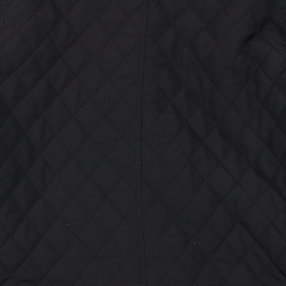 Easy Mens Black   Jacket Coat Size M