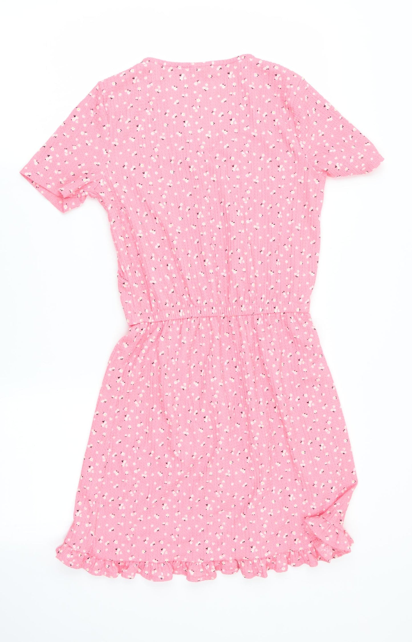 F&F Girls Purple Floral  Fit & Flare  Size 13-14 Years