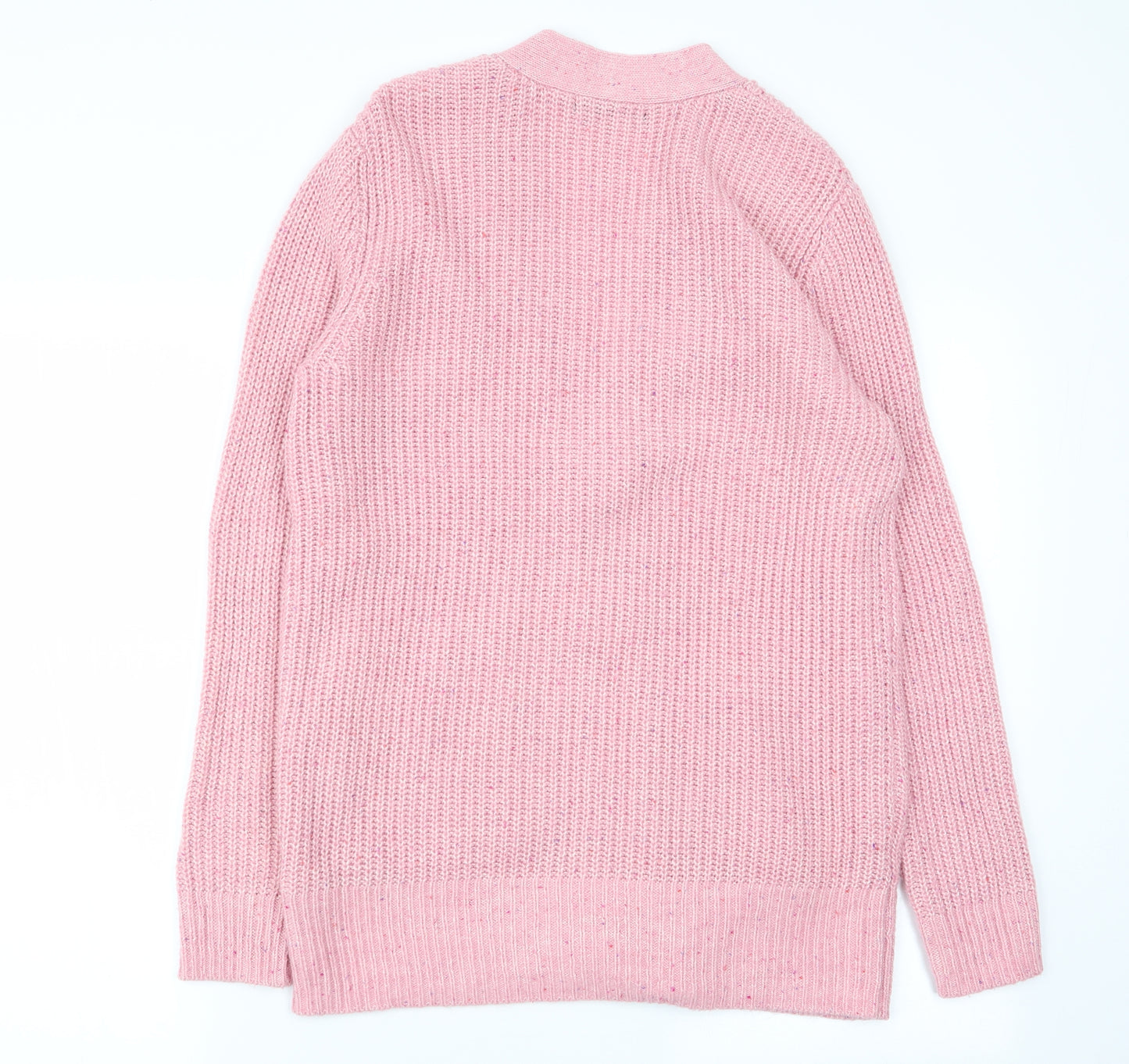 M&S Womens Pink   Cardigan Jumper Size M