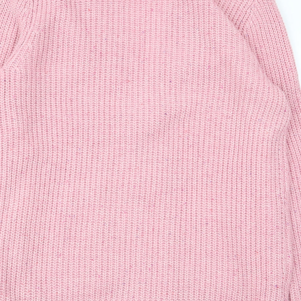 M&S Womens Pink   Cardigan Jumper Size M