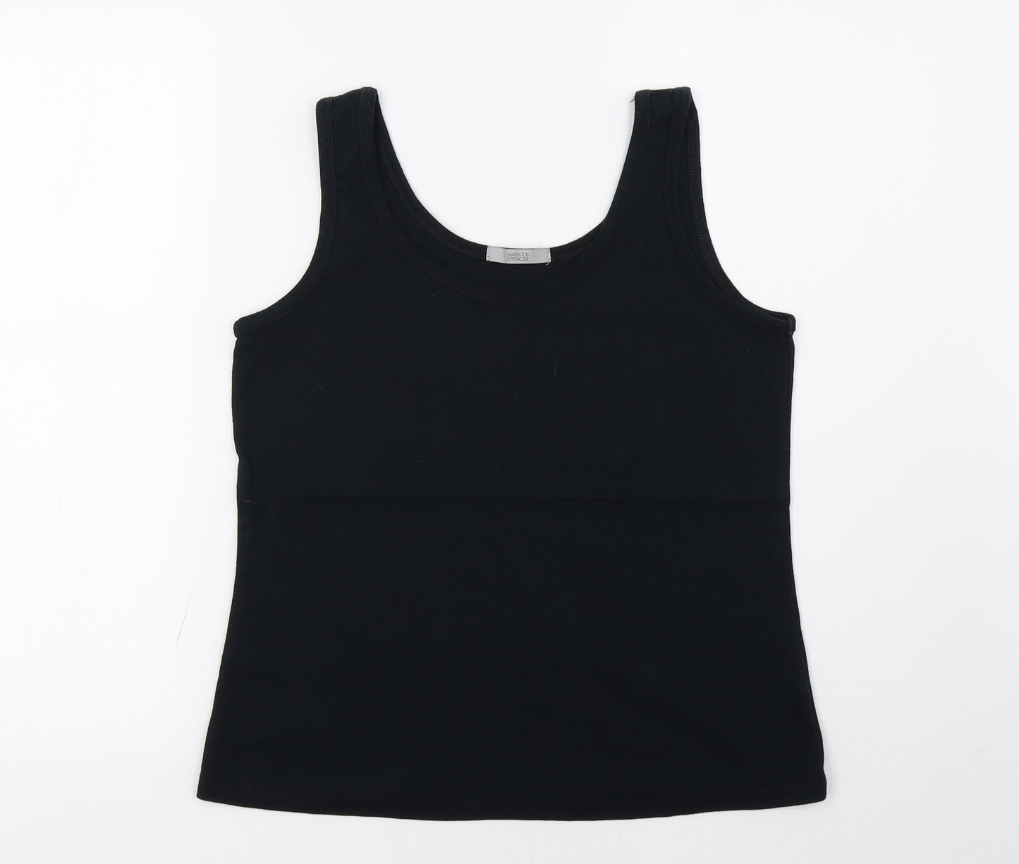 Marks and Spencer Womens Black   Basic Tank Size L
