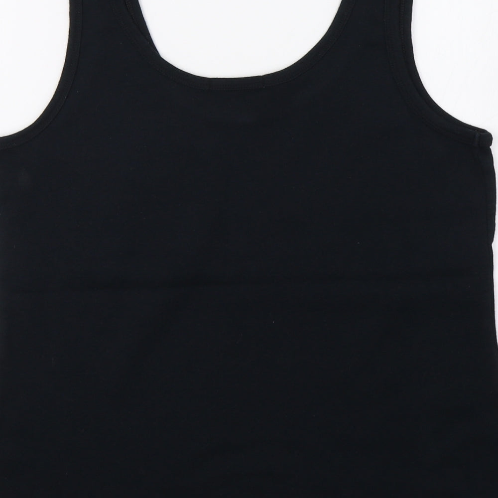 Marks and Spencer Womens Black   Basic Tank Size L
