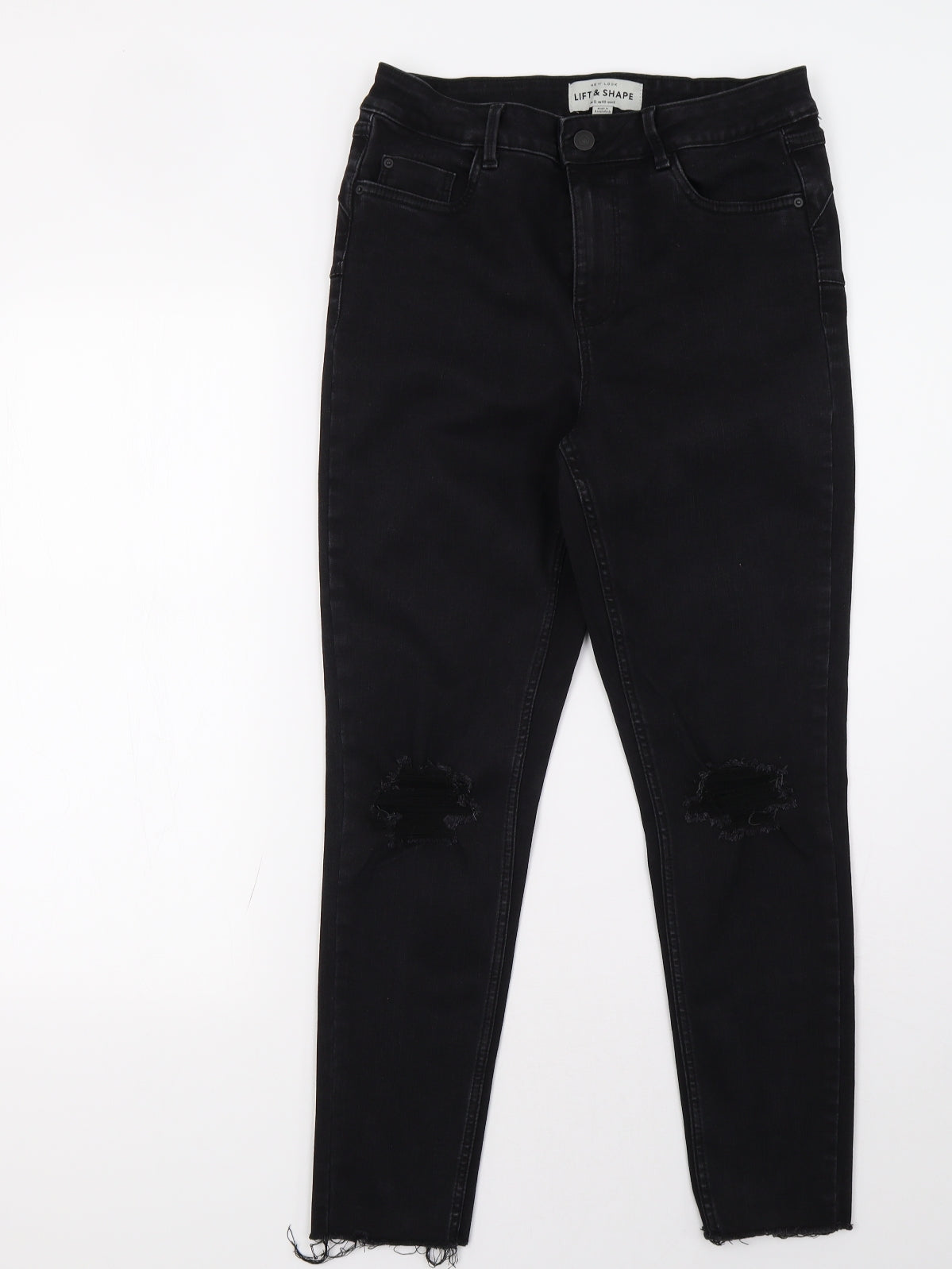newlook Womens Black  Denim Skinny Jeans Size 12 L29 in