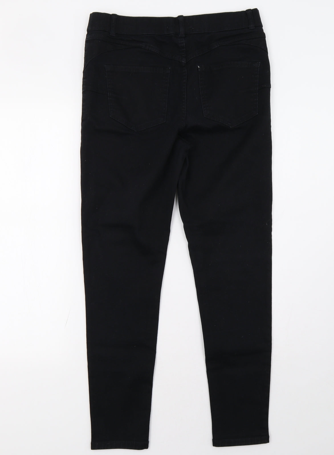 New Look Womens Black  Denim Jegging Trousers Size 14 L30 in