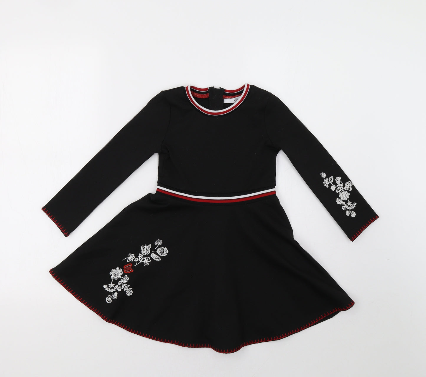 Marks and Spencer Girls Black   A-Line  Size 4-5 Years