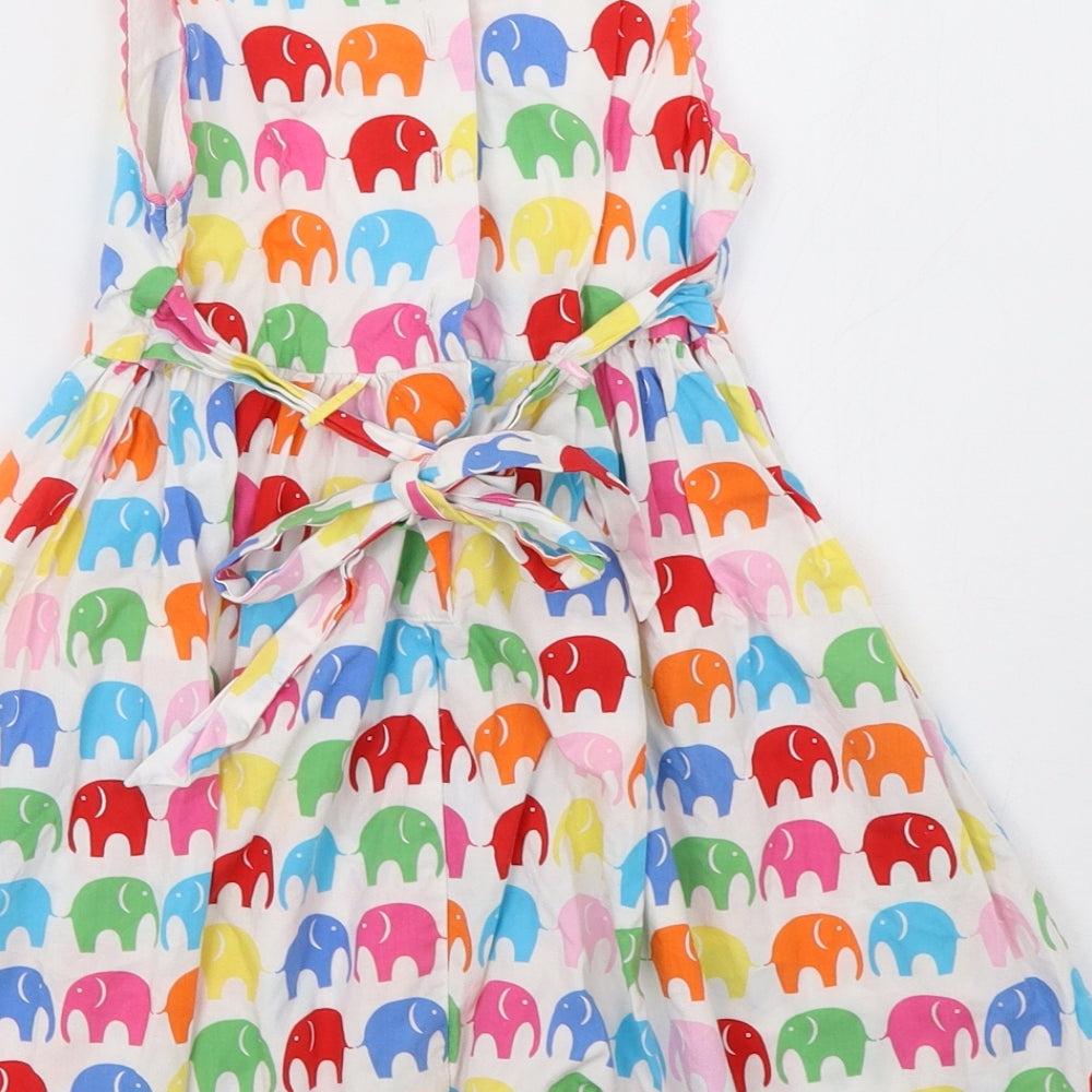 Toby Tiger Girls Multicoloured Polka Dot  A-Line  Size 2 Years