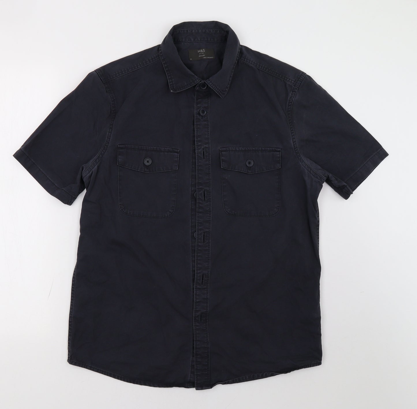 Marks and Spencer Mens Blue    Polo Size M
