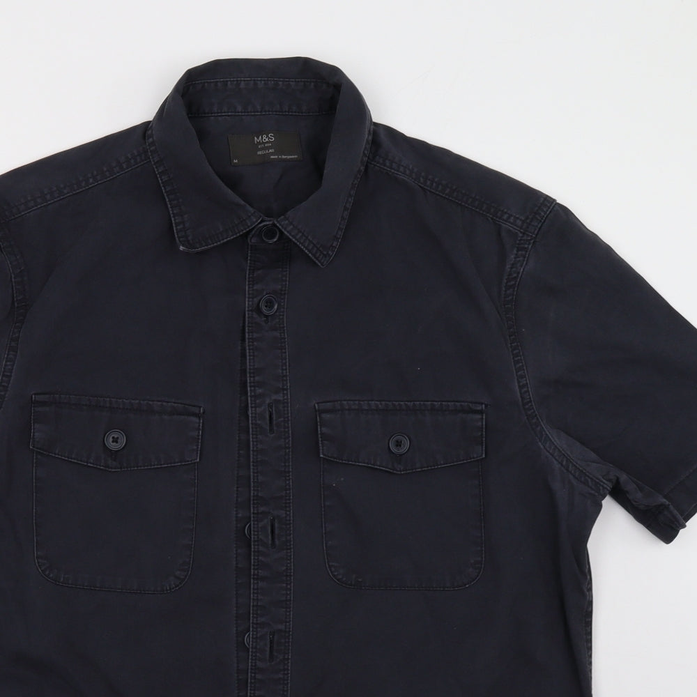 Marks and Spencer Mens Blue    Polo Size M