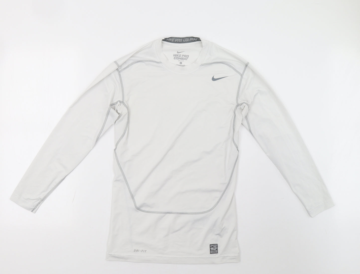 nike pro combat Mens White   Basic Casual Size L