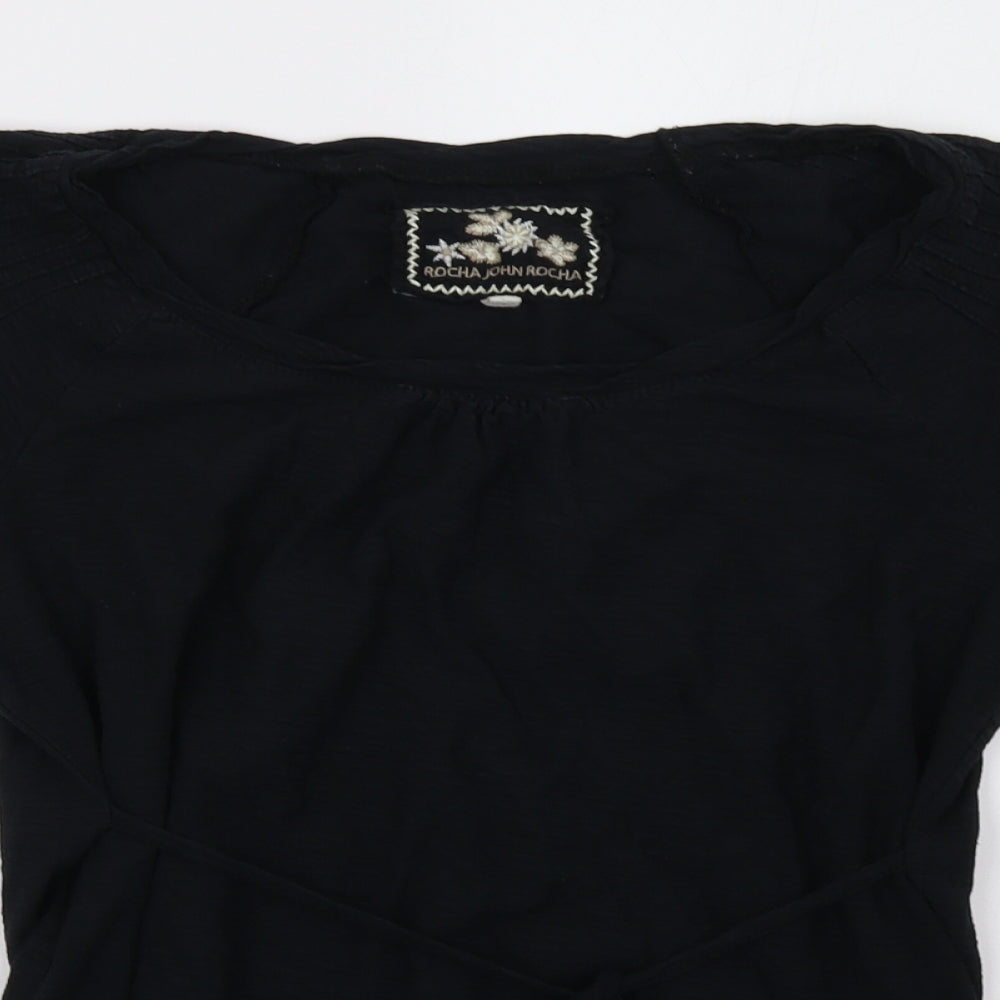 John Rocha Womens Blue   Basic T-Shirt Size 14