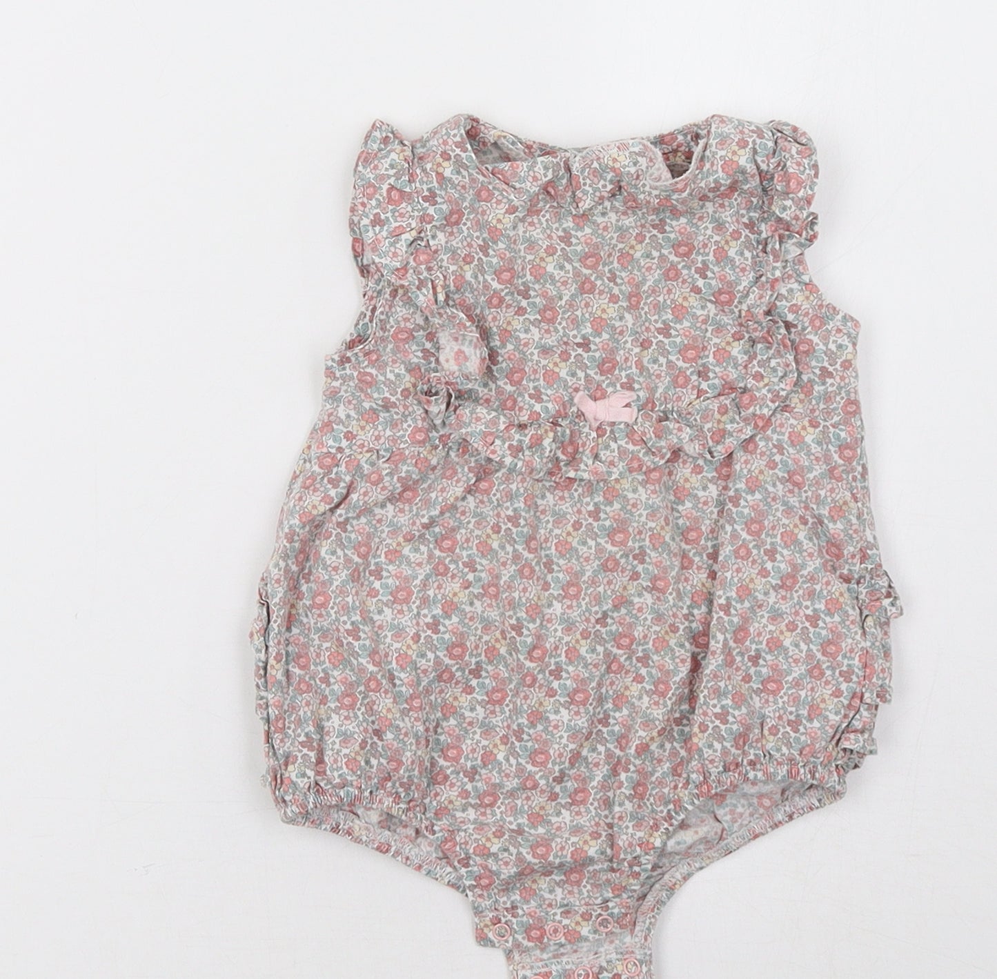Matalan Girls Pink Floral  Basic Casual Size 6-9 Months