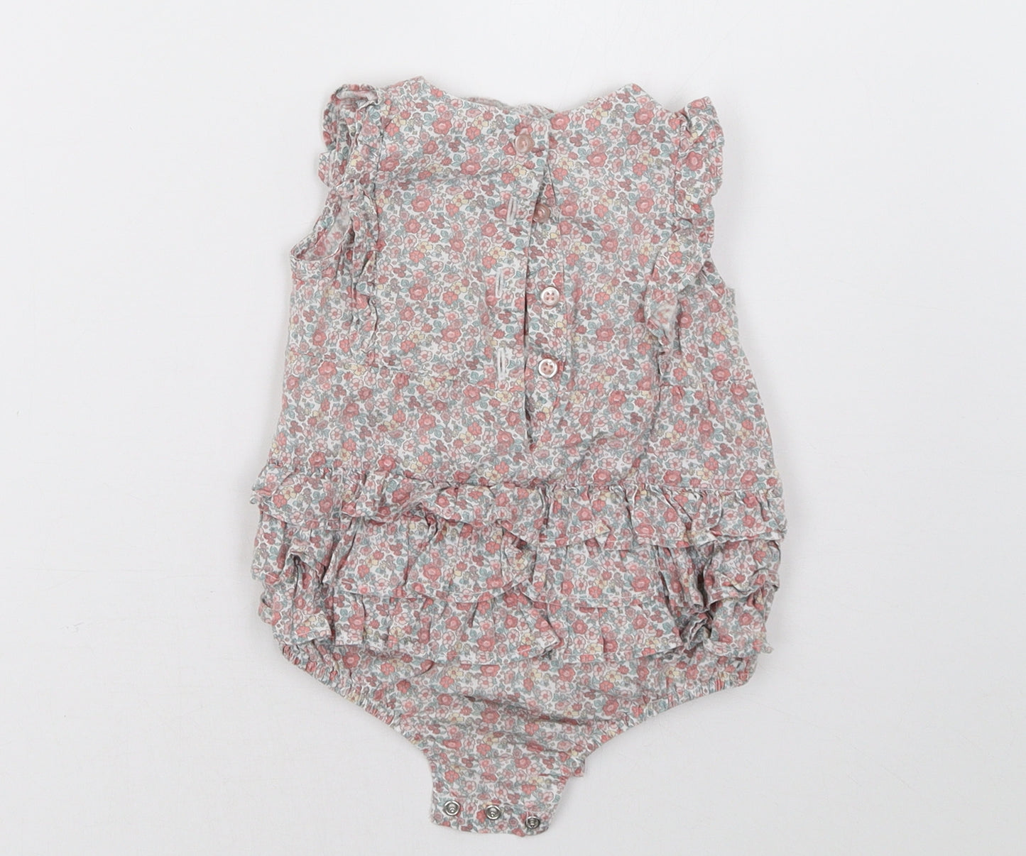 Matalan Girls Pink Floral  Basic Casual Size 6-9 Months