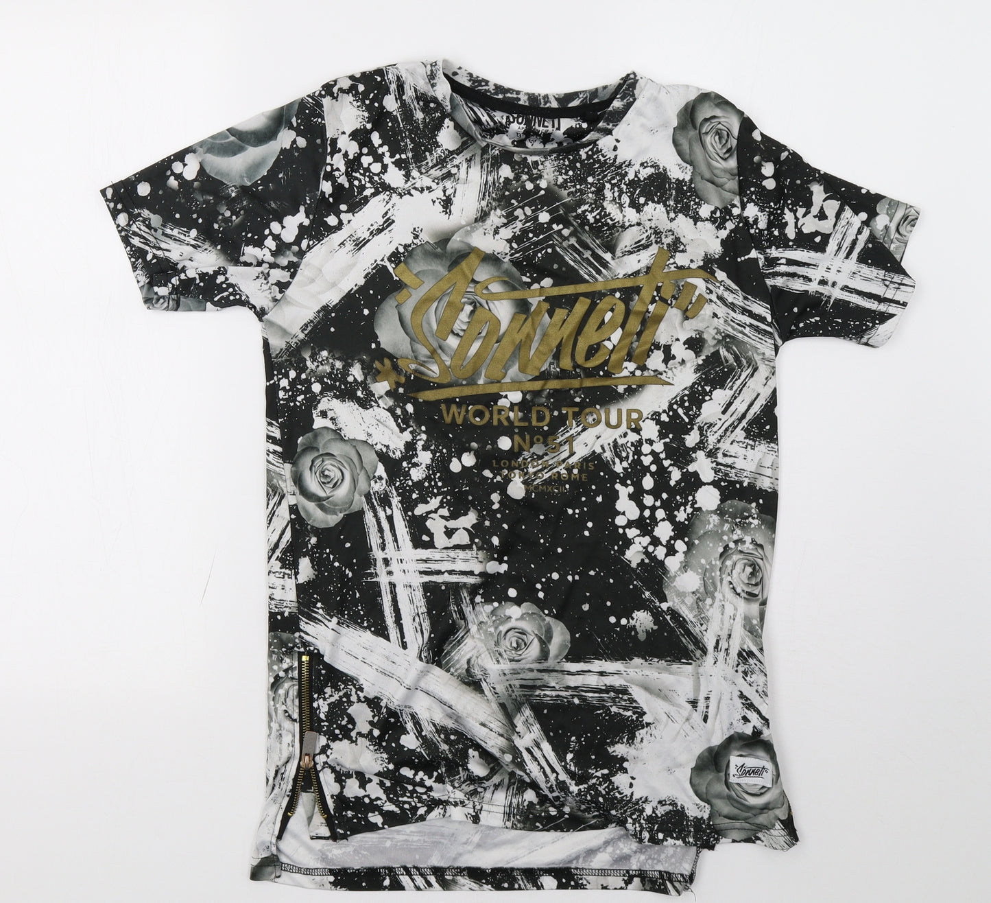 sonetti Boys Grey   Basic T-Shirt Size 15 Years