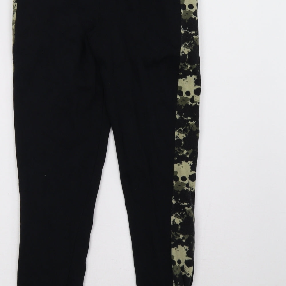 George Boys Black   Jogger Trousers Size 8-9 Years