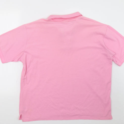 Slazenger Mens Pink    Polo Size XL