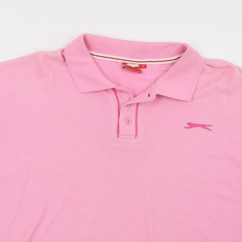 Slazenger Mens Pink    Polo Size XL