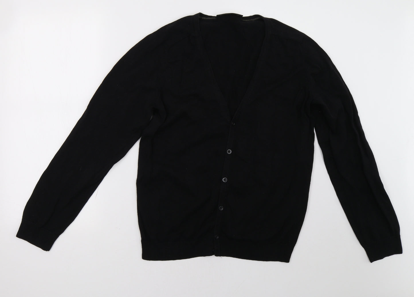 Burton Mens Black   Cardigan Jumper Size M