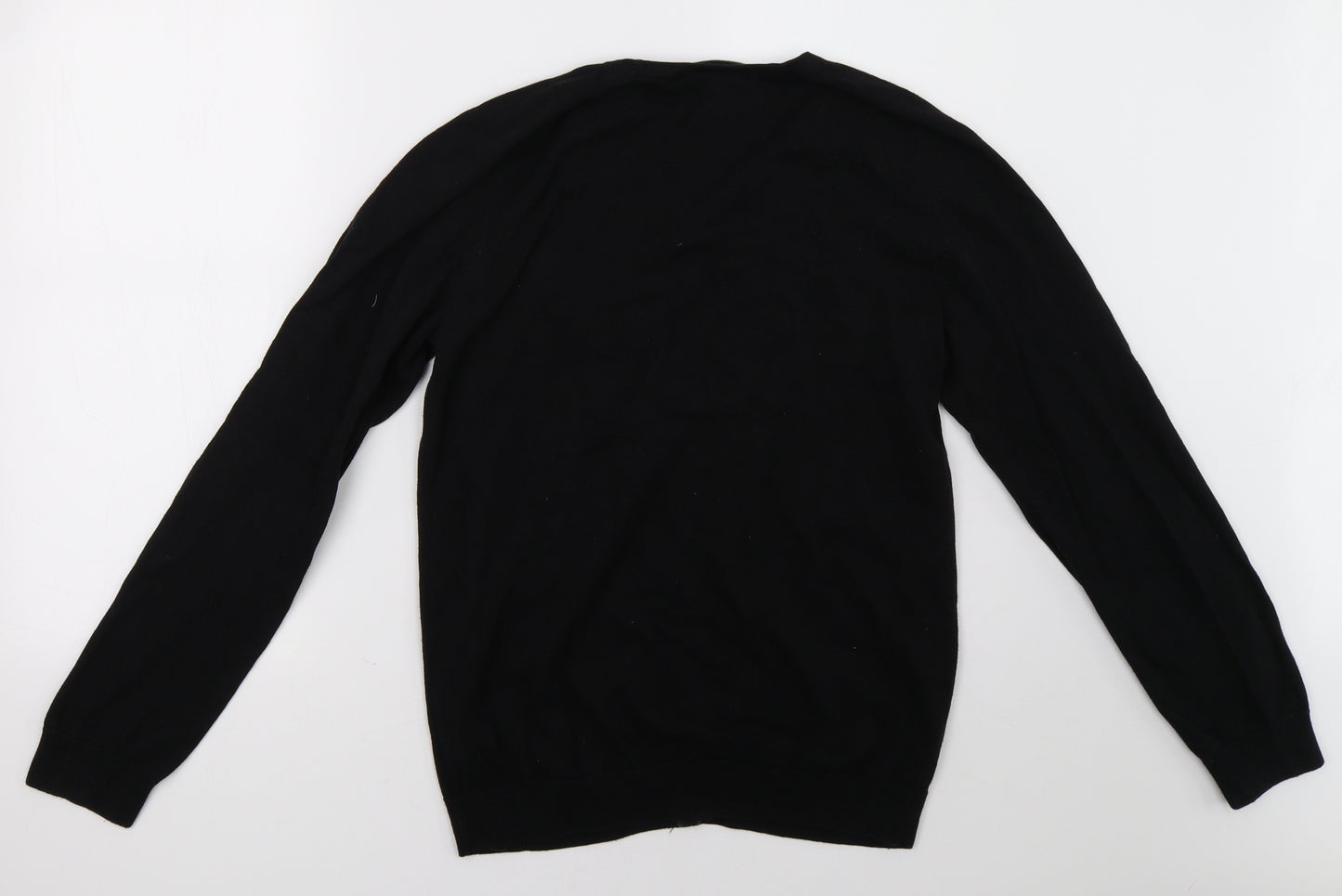 Burton Mens Black   Cardigan Jumper Size M