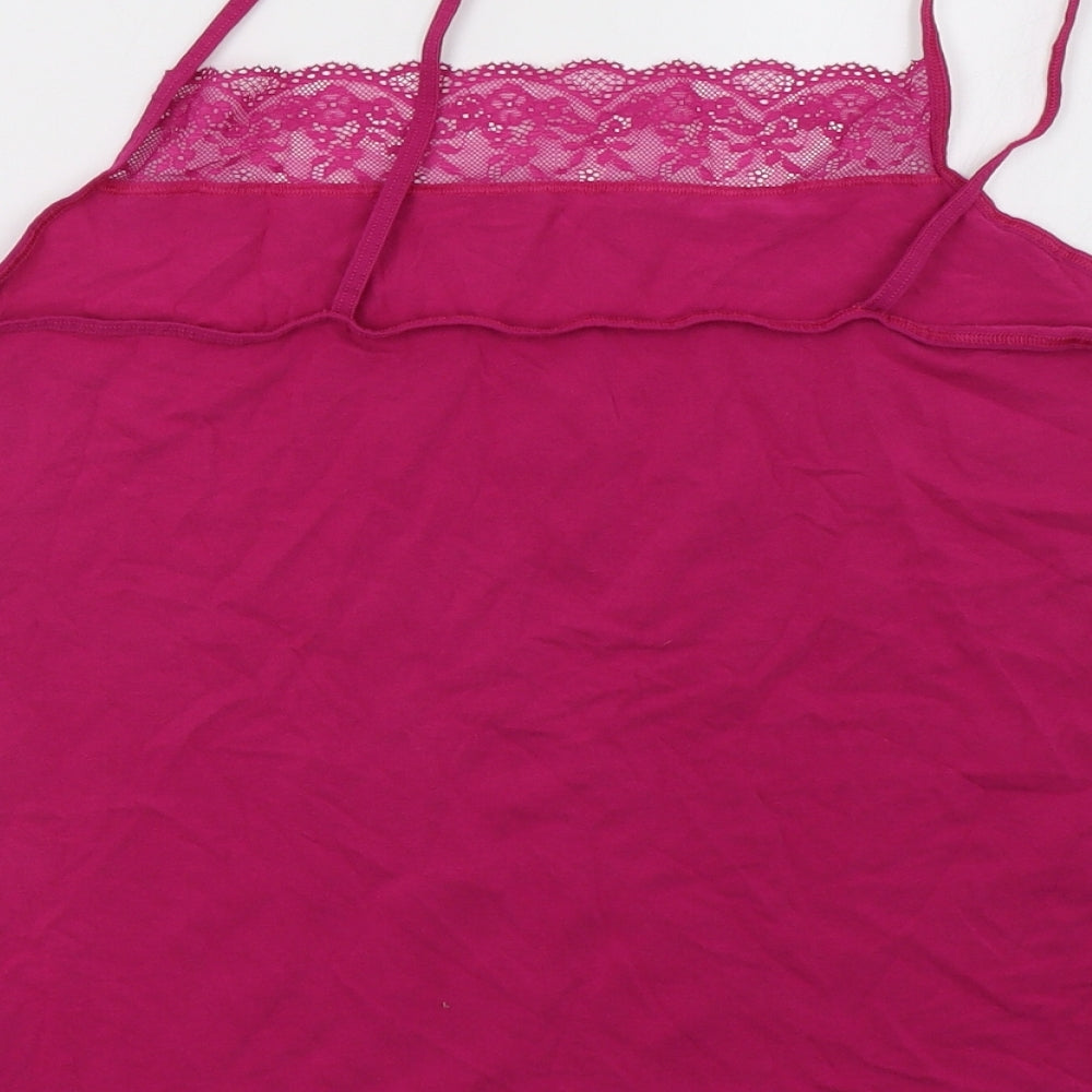 Marks and Spencer Womens Pink   Basic Tank Size 20