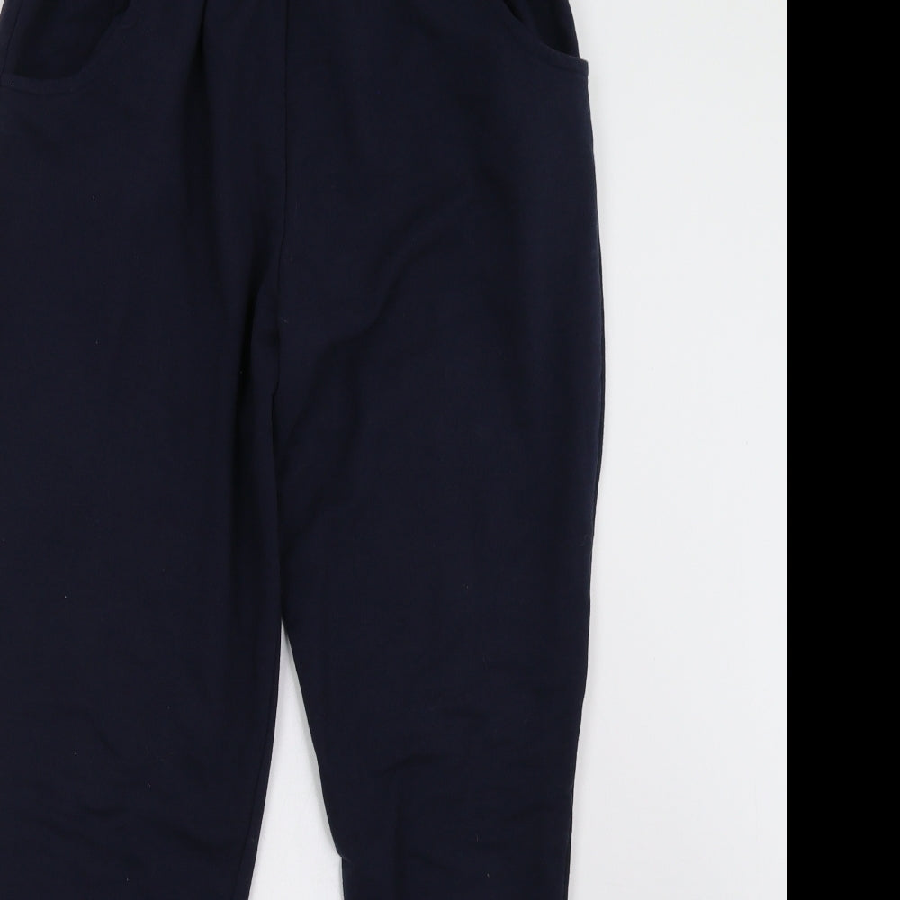 Primark Womens Blue   Jogger Trousers Size 10 L30 in