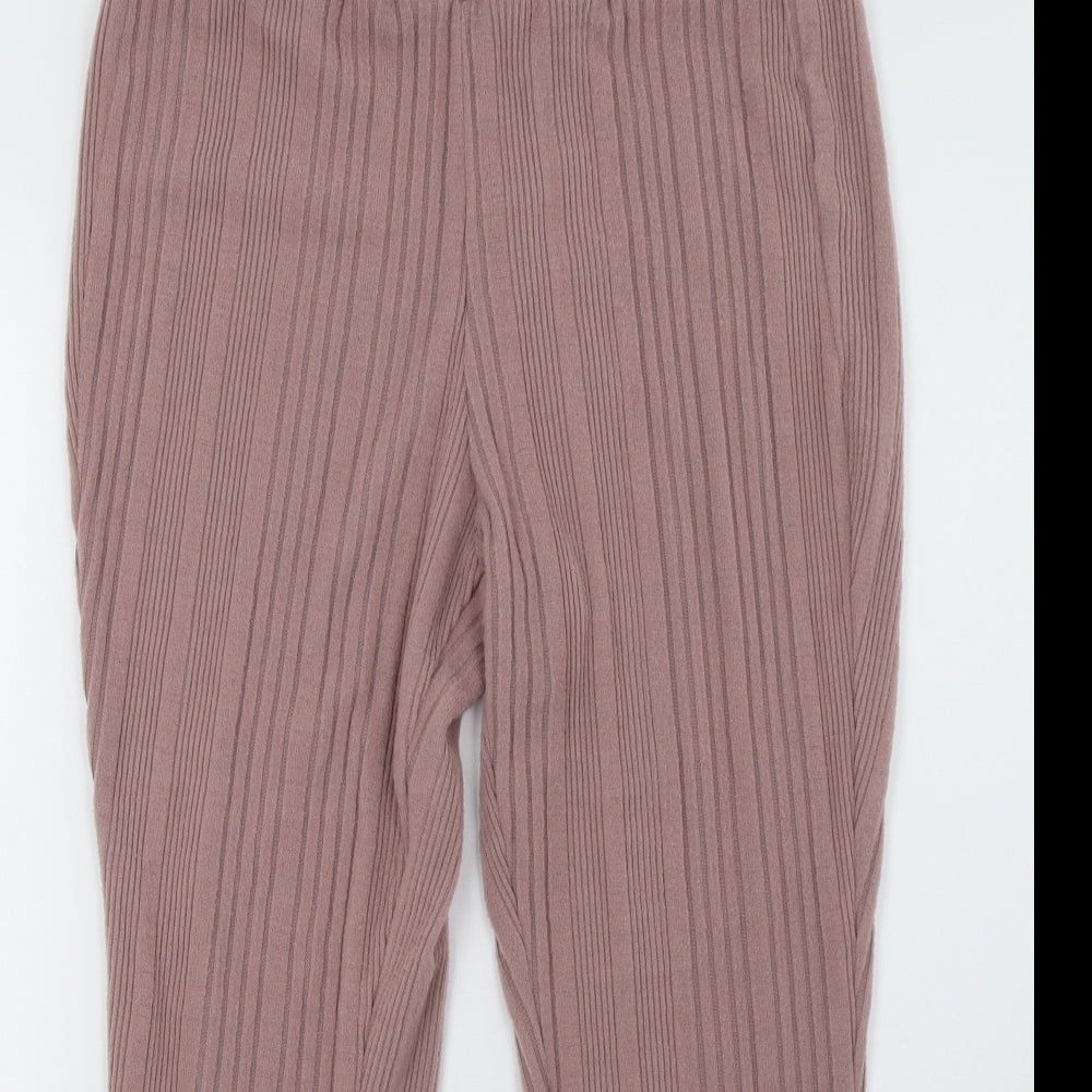 SheIn Womens Pink   Trousers  Size XL L28 in