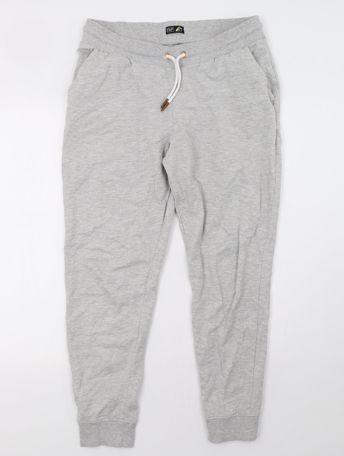 F&F Womens Grey   Jogger Trousers Size M L28 in