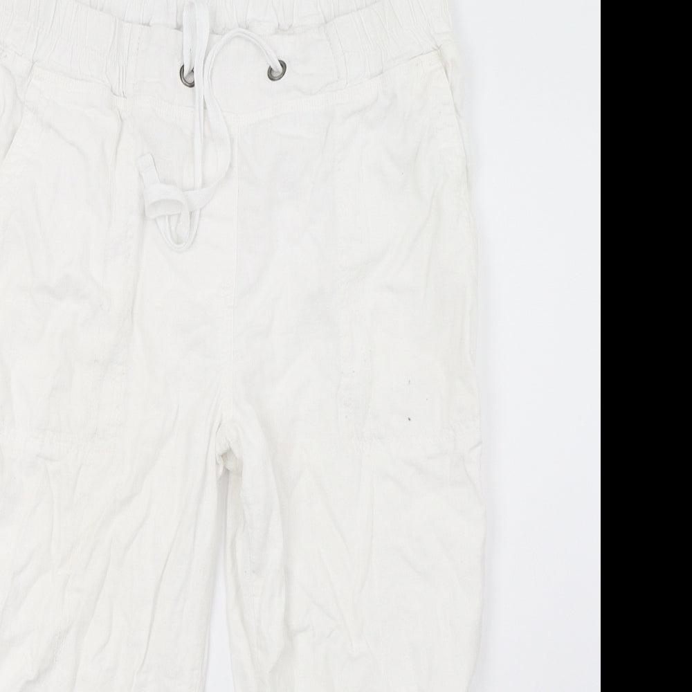 George Womens White   Trousers  Size 14 L23 in