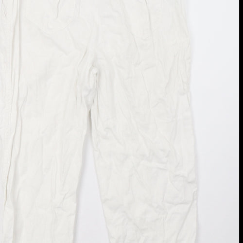 George Womens White   Trousers  Size 14 L23 in