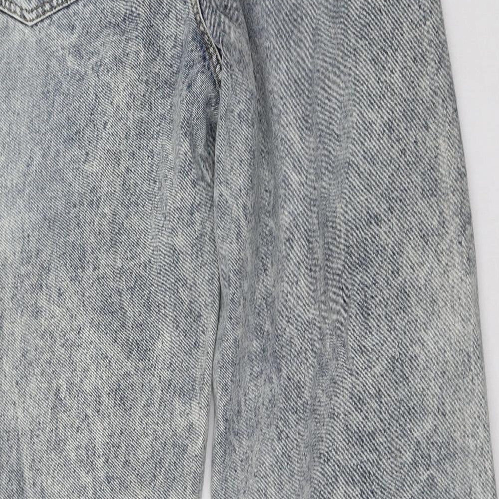 PRETTYLITTLETHING Womens Blue  Denim Mom Jeans Size 10 L32 in