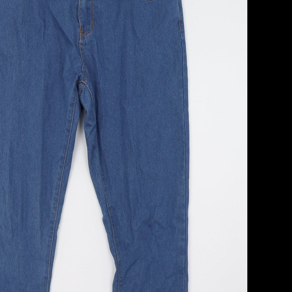 Primark Womens Blue  Denim Skinny Jeans Size 18 L32 in