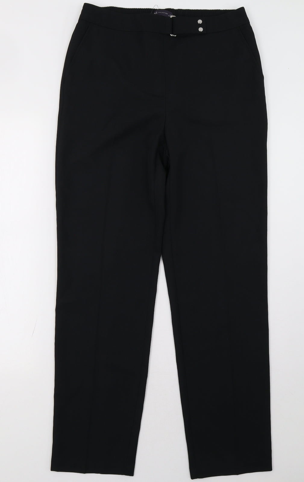 Marks and Spencer Womens Black   Trousers  Size 12 L32 in