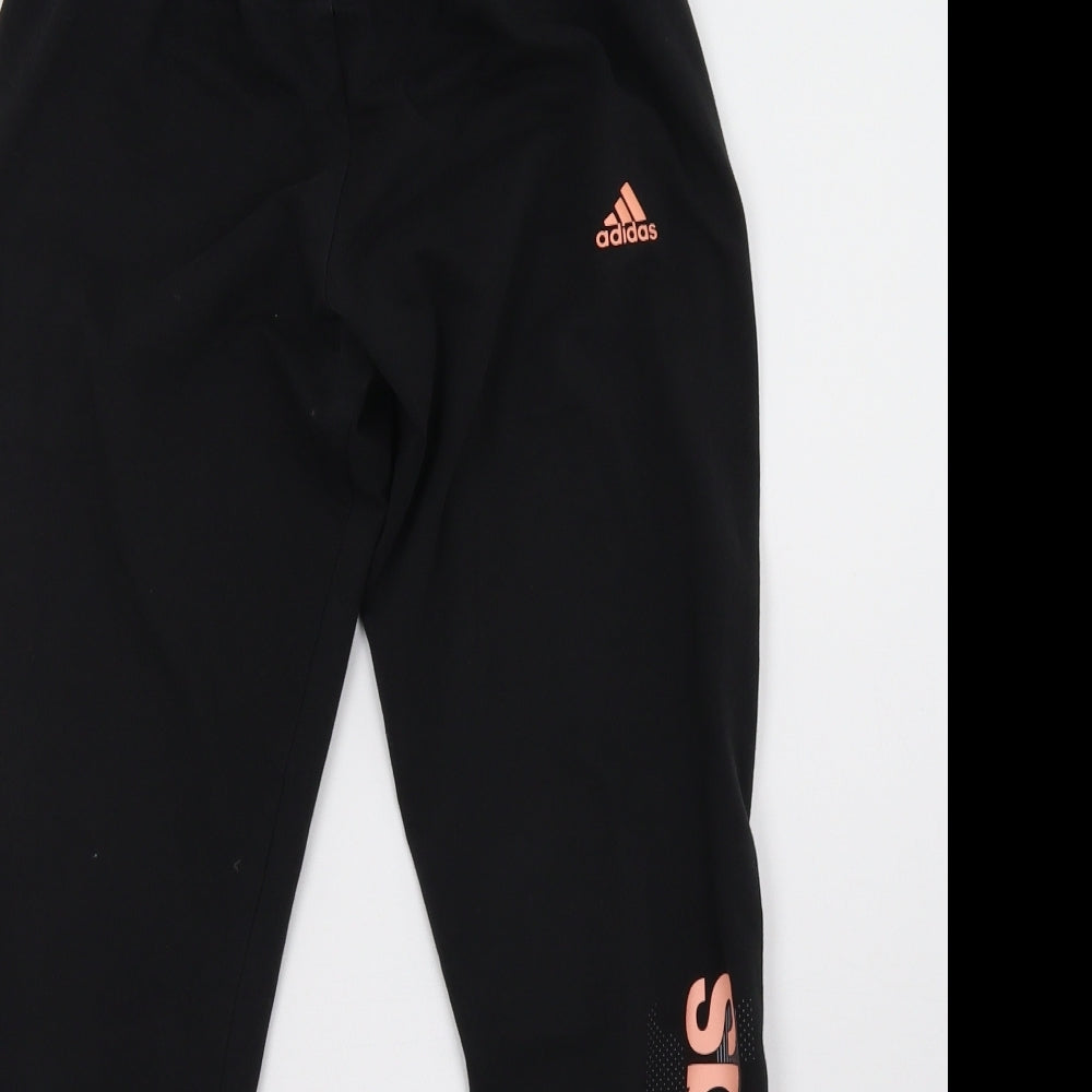 adidas Womens Black   Trousers  Size M L27 in