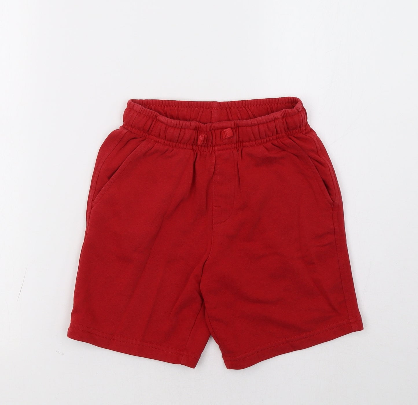 George Boys Red   Sweat Shorts Size 7-8 Years