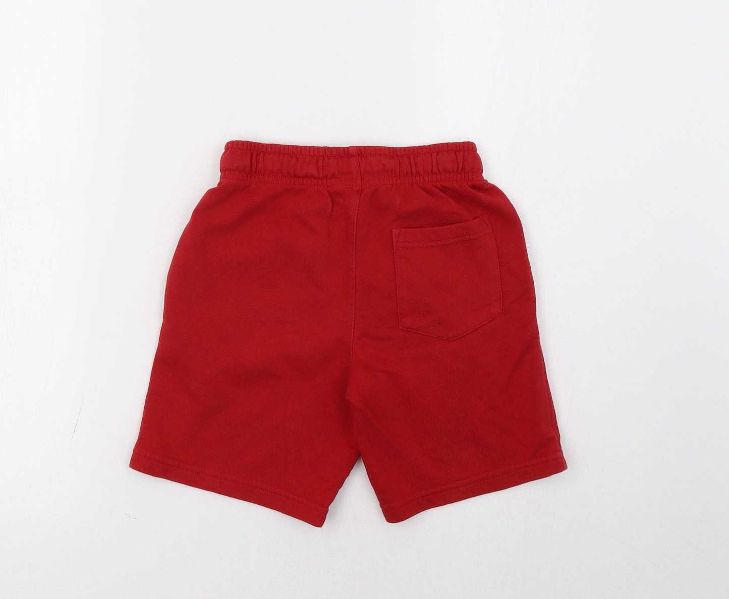 George Boys Red   Sweat Shorts Size 7-8 Years