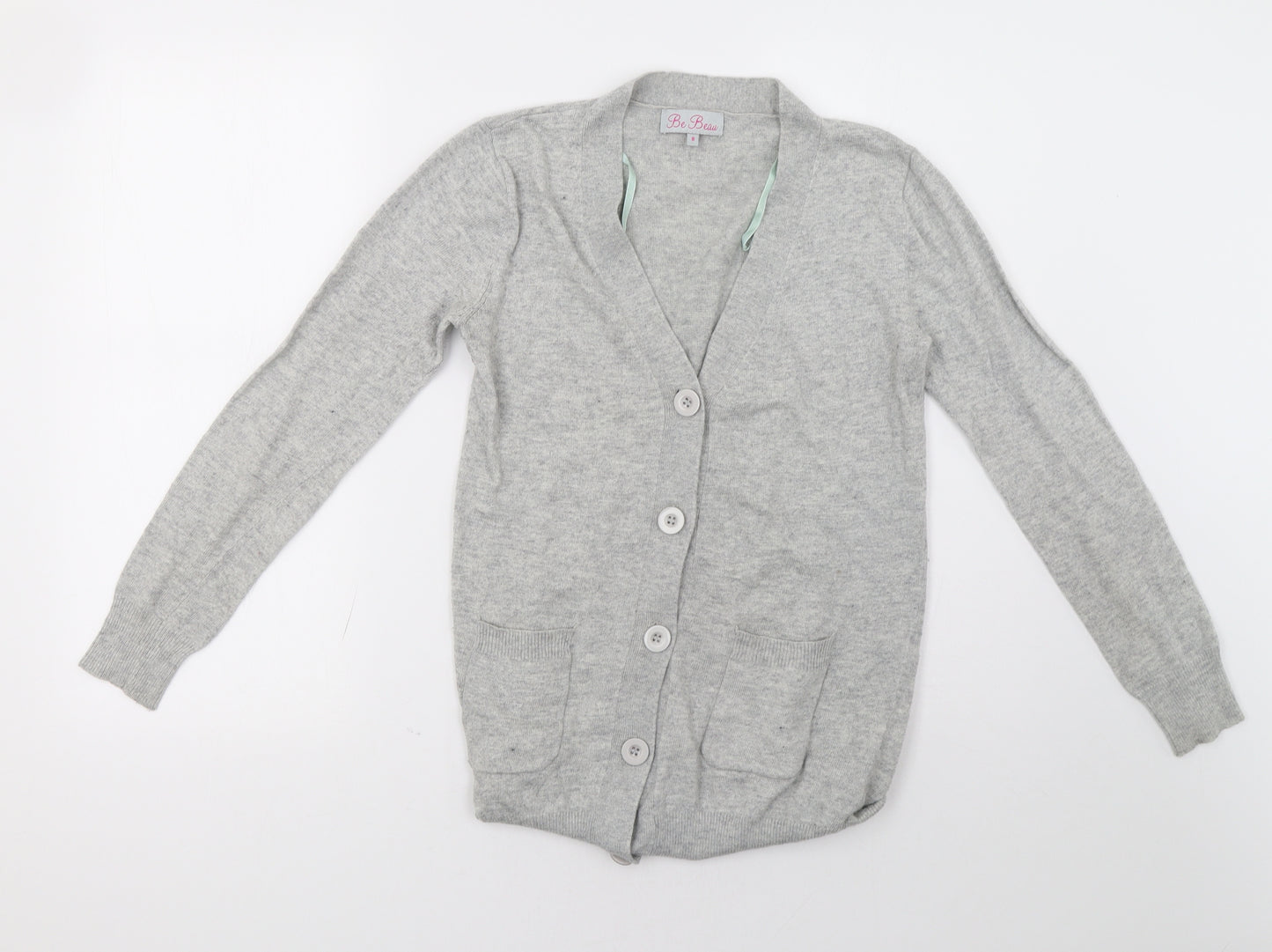 Matalan Womens Grey   Cardigan Jumper Size 8