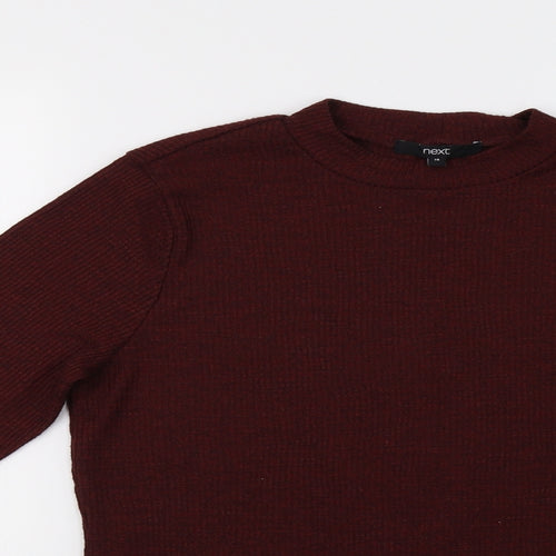 NEXT Womens Red   Pullover Sweatshirt Size 16
