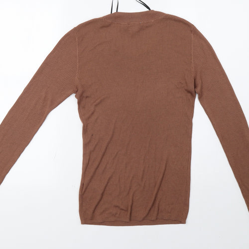 H&M Womens Brown   Pullover Sweatshirt Size M