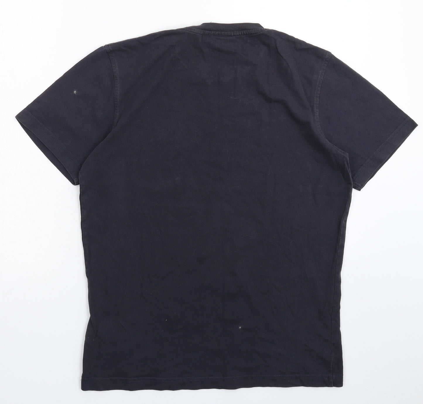 One True Saxon Mens Blue    T-Shirt Size M