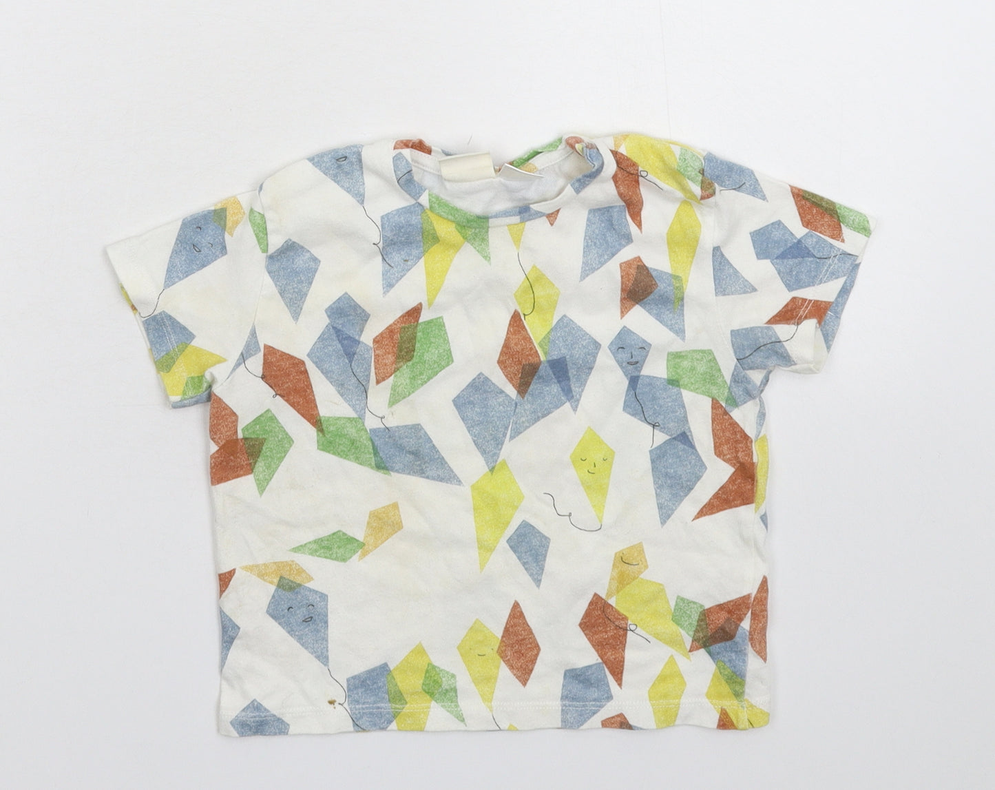 Zara Baby White   Basic T-Shirt Size 12-18 Months