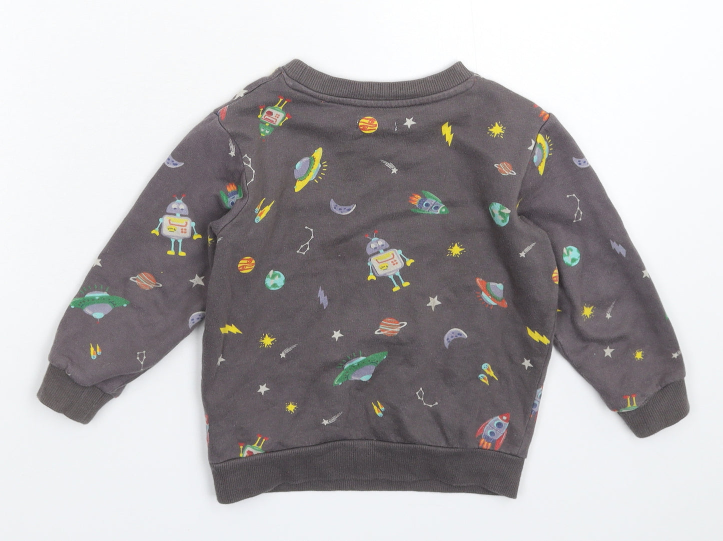 Monsoon Boys Grey   Pullover Sweatshirt Size 2-3 Years
