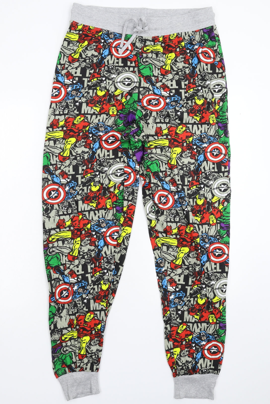 Marvel Mens Grey   Sweatpants Trousers Size M L30 in