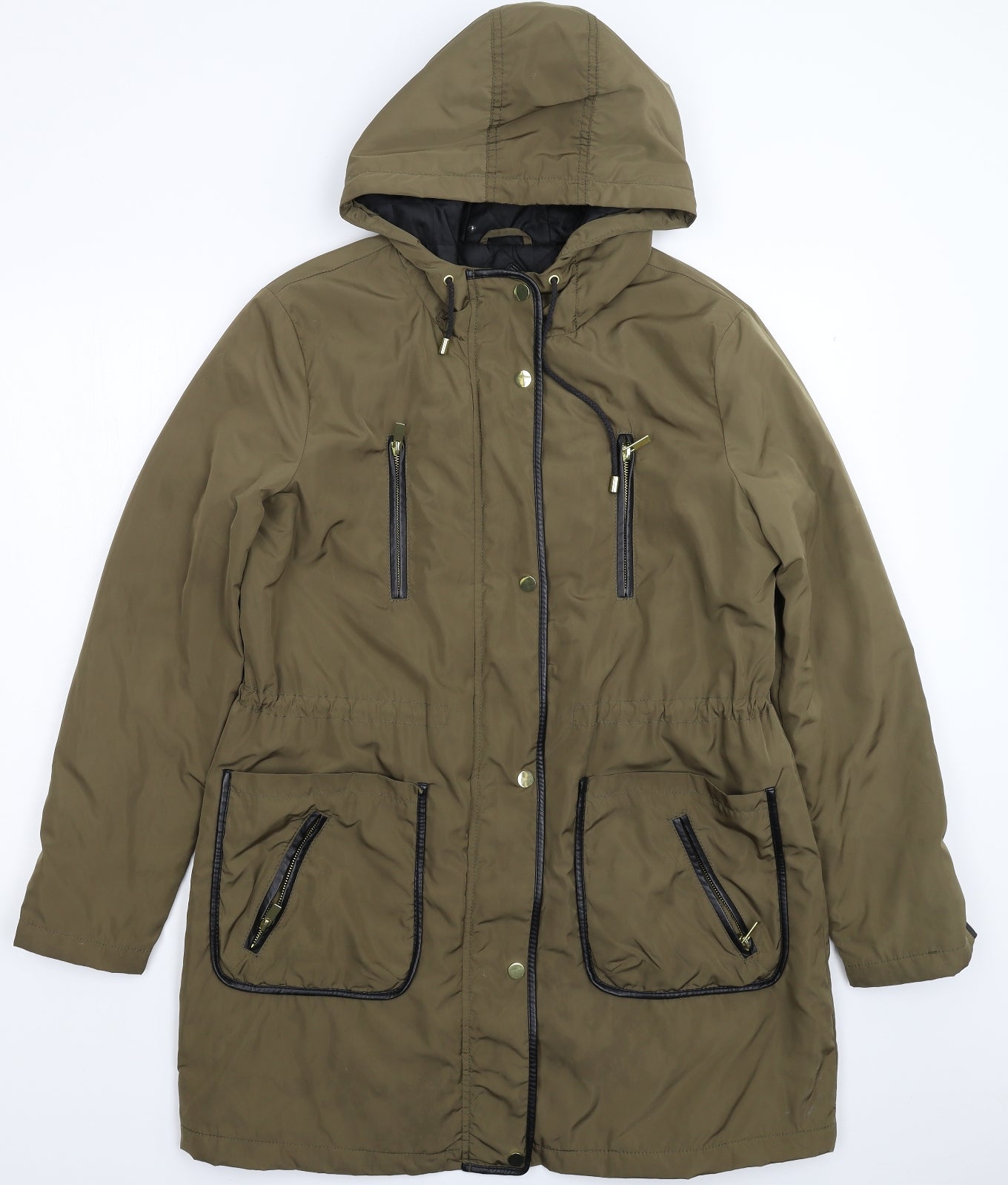 Atmosphere Womens Grey   Parka Coat Size 14